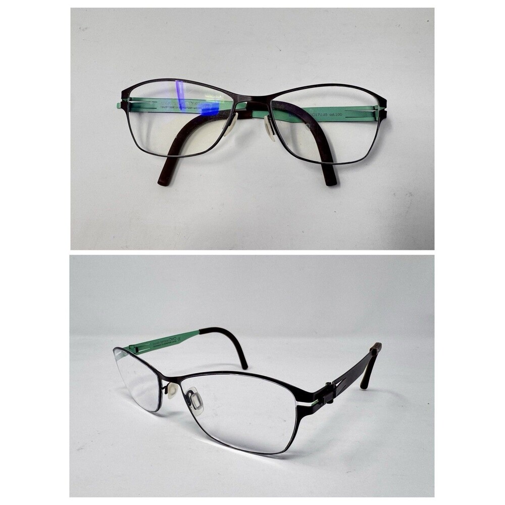 OVVO Optics MOD 3665 Eyeglass Frames Only 52-17-135 Brown Green EU Made